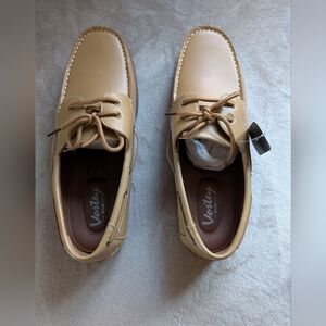 Vostey Milan Light Brown Men's Boat Shoes